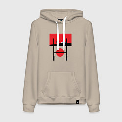 Женская толстовка-худи Регби, Япония 2019