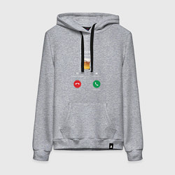 Женская толстовка-худи Пиво