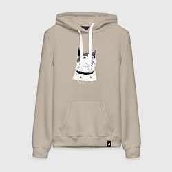 Женская толстовка-худи Курьер - Шарик