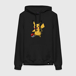 Женская толстовка-худи Пикачу