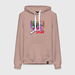 Женская толстовка-худи JOJOS BIZARRE ADVENTURE