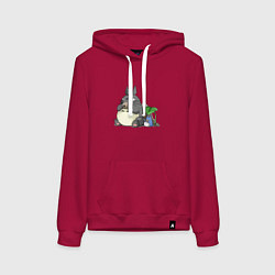 Женская толстовка-худи Тоторо