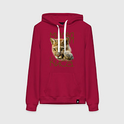 Женская толстовка-худи Милая киса