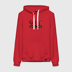 Женская толстовка-худи Котики