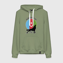 Женская толстовка-худи Азербайджан