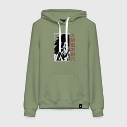 Женская толстовка-худи Кенпачи Зараки