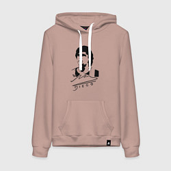 Женская толстовка-худи Diego Maradona