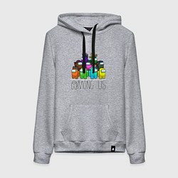 Женская толстовка-худи AMONG US - большая компания!