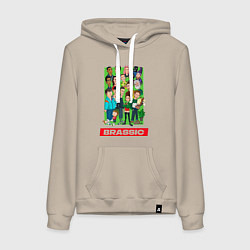 Женская толстовка-худи Brassic Art Голяк