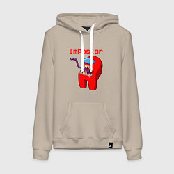 Женская толстовка-худи AMONG US - IMPOSTOR