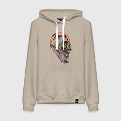 Женская толстовка-худи Metallica art 04