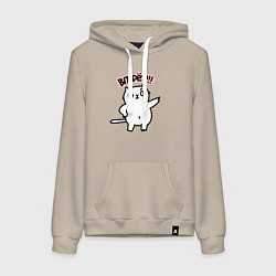 Женская толстовка-худи Кот впирёт