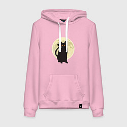 Женская толстовка-худи Moon Cat