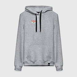 Женская толстовка-худи Zoidberg карман