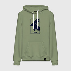 Женская толстовка-худи Love Death And Robots Доброй охоты