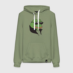 Женская толстовка-худи Лягушонок Пепе