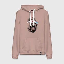 Женская толстовка-худи Дикая горилла