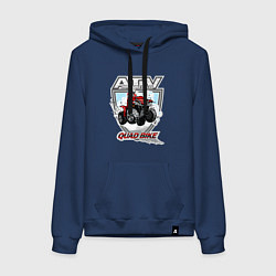 Женская толстовка-худи Квадроцикл