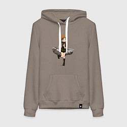 Женская толстовка-худи ТАНКИСТКА