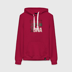 Женская толстовка-худи ДНК - Беларусь