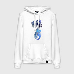 Женская толстовка-худи Русалка