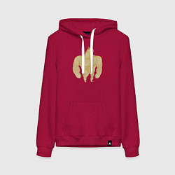 Женская толстовка-худи Мем собака качок DOGE