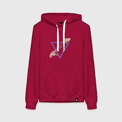 Женская толстовка-худи Идеальное прикосновение