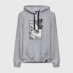 Женская толстовка-худи Chainsaw man Kon