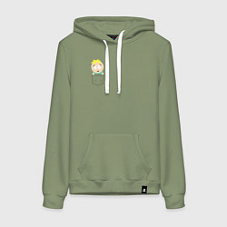 Женская толстовка-худи Баттерс в кармане