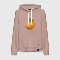 Женская толстовка-худи Недовольная тыква