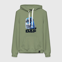 Женская толстовка-худи Daf Truck