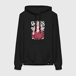 Толстовка-худи хлопковая женская Oh, Sangwoo, цвет: черный