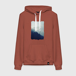 Женская толстовка-худи ОРЁЛ НАД ЛЕСОМ EAGLE