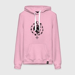 Женская толстовка-худи Волки из легенд