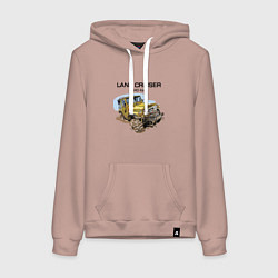 Женская толстовка-худи Toyota Land Cruiser FJ 40 4X4