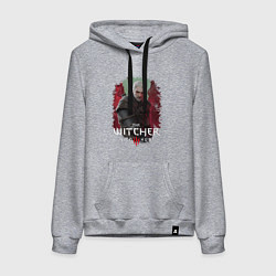 Женская толстовка-худи ВЕДЬМАК ГЕРАЛЬТ КОШМАР ВОЛКА