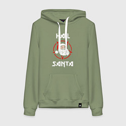 Женская толстовка-худи Hail Santa