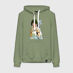 Женская толстовка-худи Angry princess