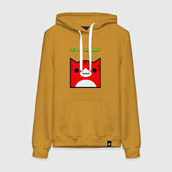 Женская толстовка-худи Geometry Dash: Cat Skin