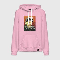 Женская толстовка-худи Успокойся и сходи к хорошему доктору!