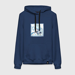 Женская толстовка-худи Котик Чун Юй в деле