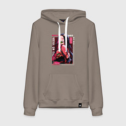 Женская толстовка-худи Незуко Камадо Nezuko Kamado, Клинок, рассекающий д