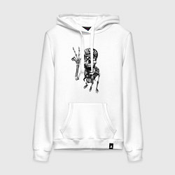 Женская толстовка-худи Skeleton dude