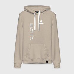 Женская толстовка-худи 30 секунд до марса лого