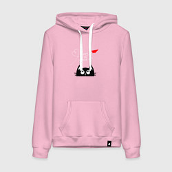 Женская толстовка-худи Котик Самолётик