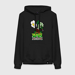 Женская толстовка-худи Plants vs Zombies рука зомби