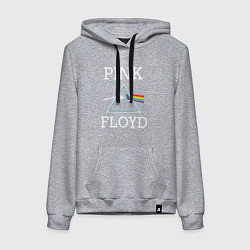 Женская толстовка-худи PINK FLOYD - ПИНК ФЛОЙД ЛОГОТИП