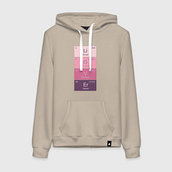 Женская толстовка-худи Любовь это химия