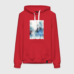 Женская толстовка-худи Изумительный японский пейзаж