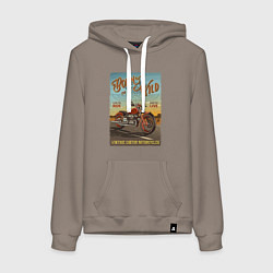 Женская толстовка-худи Born to be wild!